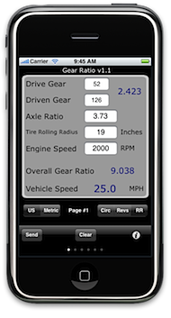 Gear Ratio Screen Shot